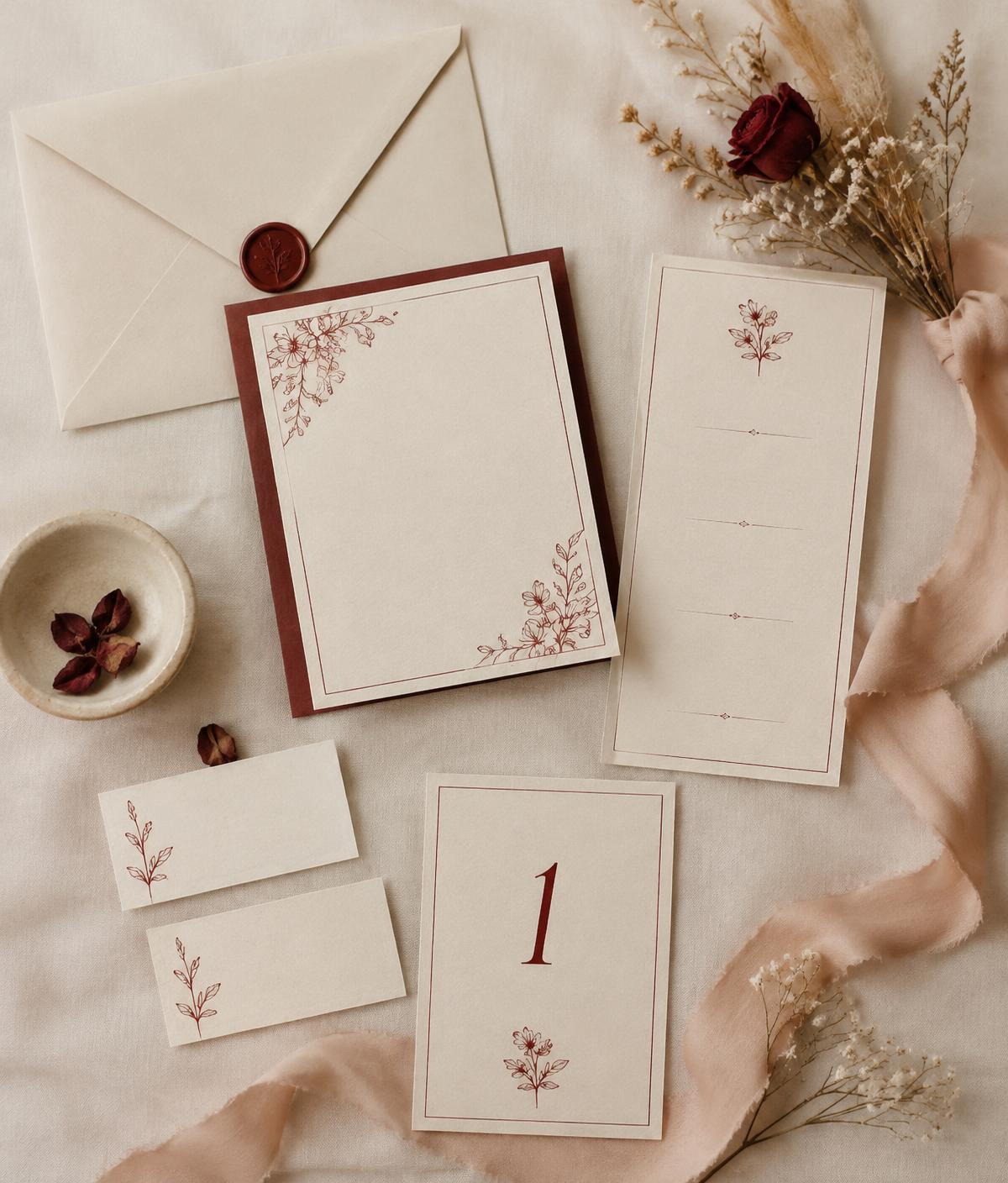 Simulation de produits du pack Mariage